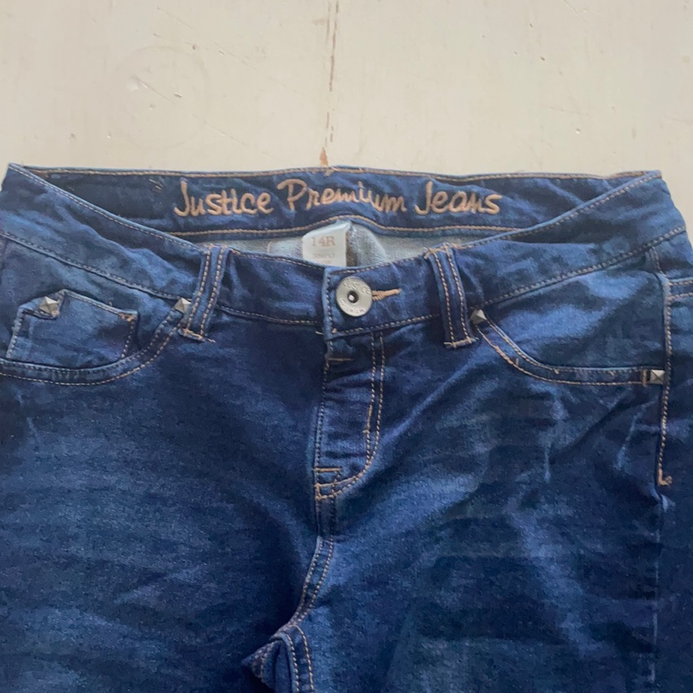 Justice Premium Jeans Girls 14R Jegging Skinny